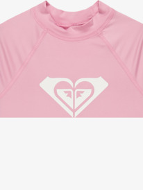 2 Wholehearted - Kurzärmliger Rashguard für Mädchen 6-16 Rosa ERGWR03283 Roxy