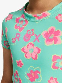 3 Tropicool - Ensemble lycra &agrave; manches courtes pour Filles 6-16 ans Vert ERGWR03488 Roxy