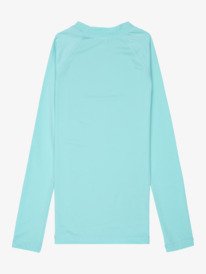 1 Whole Hearted - Long Sleeve Rash Vest for Girls 6-16 Blue ERGWR03490 Roxy