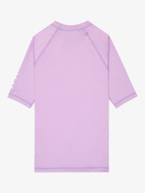 1 Whole Hearted - Short Sleeve Rash Vest for Girls 6-16 Purple ERGWR03491 Roxy