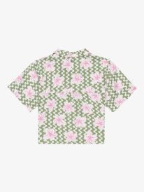 1 Salty Sun - Short Sleeves Shirt for Girls 4 - 16 Green ERGWT03140 Roxy