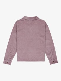 1 Cosmic Sand - Oversized Corduroy Shirt for Girls 4-16 Purple ERGWT03144 Roxy