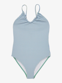 0 Gingham - One-Piece Swimsuit for Girls 6 - 16 White ERGX103211 Roxy