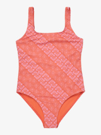 0 Heart N Soul - Maillot de bain une pièce pour Filles 6-16 ans Orange ERGX103214 Roxy