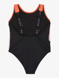 1 Colorblock - One-Piece Swimsuit for Girls 6 - 16 Black ERGX103215 Roxy