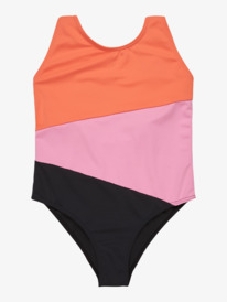 0 Colorblock - One-Piece Swimsuit for Girls 6 - 16 Black ERGX103215 Roxy