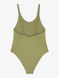 1 Solid Active - One-Piece Swimsuit for Girls 6-16 Green ERGX103232 Roxy