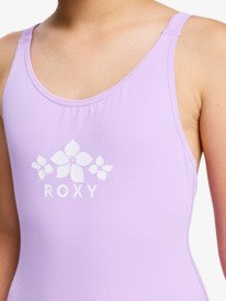 5 Solid Active - One-Piece Swimsuit for Girls 6-16 Purple ERGX103232 Roxy