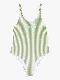 0 Bico Active - One-Piece Swimsuit for Girls 6-16 Green ERGX103233 Roxy