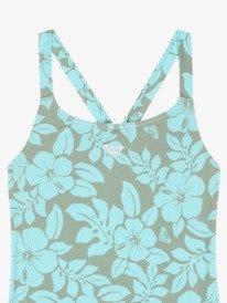 2 Roxy Spirit - One-Piece Swimsuit for Girls 6-16 Green ERGX103234 Roxy