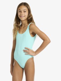 4 Aruba - One-Piece Swimsuit for Girls 6-16 Blue ERGX103239 Roxy