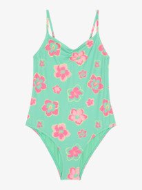 0 Tropicool - Costume intero da Ragazza 6-16 Green ERGX103243 Roxy