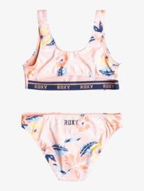 1 Roxy Sporty - Bralette-Bikini-Set für Mädchen 8-16 Rosa ERGX203401 Roxy
