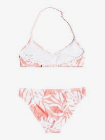 1 Flowers Addict - Ensemble de bikini bralette triangle pour Fille 8-16 ans Rose ERGX203415 Roxy