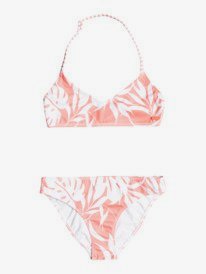 0 Flowers Addict - Ensemble de bikini bralette triangle pour Fille 8-16 ans Rose ERGX203415 Roxy