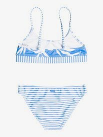 4 Flowers Addict - Bralette Bikini Set for Girls 8-16 Blue ERGX203427 Roxy