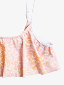 2 Joyful Ride - FlutterTwo Piece Bikini Set for Girls 7-16 Orange ERGX203494 Roxy
