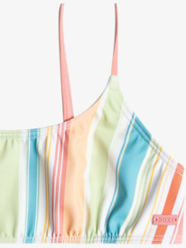 2 Siesta Stripe - Bralette-Bikini-Set für Mädchen 6-16 Weiss ERGX203576 Roxy