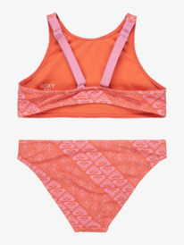 1 Heart N Soul - Two-Piece Swim Set for Girls 6 - 16 Orange ERGX203645 Roxy