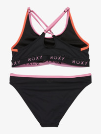 1 Colorblock - Two-Piece Swim Set for Girls 6 - 16 Black ERGX203647 Roxy