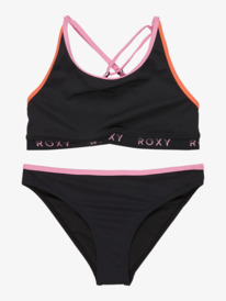 0 Colorblock - Maillot deux pièces pour Filles 6-16 ans Noir ERGX203647 Roxy