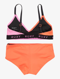 1 Colorblock - Two-Piece Swim Set for Girls 6 - 16 Black ERGX203650 Roxy