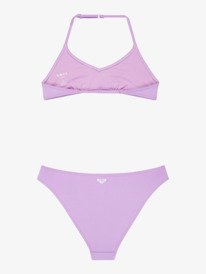1 Solid Active - Set bikini a bralette due pezzi da Ragazza 6-16 Purple ERGX203685 Roxy