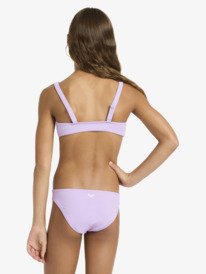 2 Solid Active - Set bikini a bralette due pezzi da Ragazza 6-16 Purple ERGX203686 Roxy