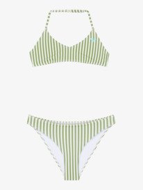 0 Bico Active - Two Piece Bralette Bikini Set for Girls 6-16 Green ERGX203688 Roxy