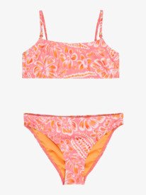 0 Soleil Soleil - Ensemble bikini bralette deux pi&egrave;ces pour Filles 6-16 ans Orange ERGX203698 Roxy