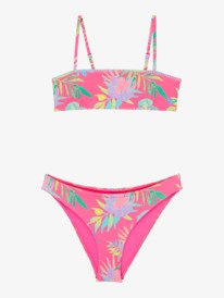 0 Aquarella - Two Piece Bandeau Bikini Set for Girls 6-16 Pink ERGX203700 Roxy