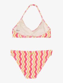 1 Bold Waves - Ensemble bikini bralette deux pi&egrave;ces pour Filles 6-16 ans Rose ERGX203705 Roxy