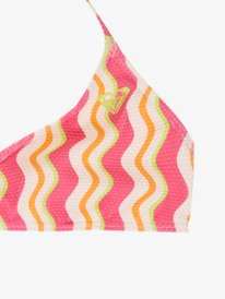 2 Bold Waves - Two Piece Bralette Bikini Set for Girls 6-16 Pink ERGX203705 Roxy