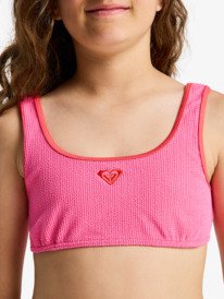 3 Aruba - Set bikini a bralette due pezzi da Ragazza 6-16 Pink ERGX203710 Roxy
