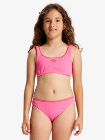 0 Aruba - Set bikini a bralette due pezzi da Ragazza 6-16 Pink ERGX203710 Roxy
