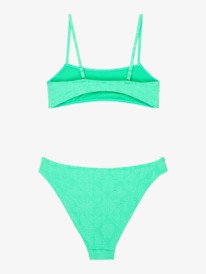 1 Hippie Hour - Ensemble bikini bralette deux pi&egrave;ces pour Filles 6-16 ans Vert ERGX203714 Roxy