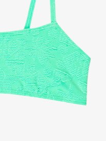 2 Hippie Hour - Conjunto de biqu&iacute;ni de duas pe&ccedil;as Bralette para Raparigas 6-16 Verde ERGX203714 Roxy