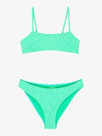 0 Hippie Hour - Ensemble bikini bralette deux pi&egrave;ces pour Filles 6-16 ans Vert ERGX203714 Roxy