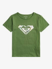 0 Day And Night - Nachhaltiges T-Shirt für Mädchen 4-16 Grün ERGZT03781 Roxy