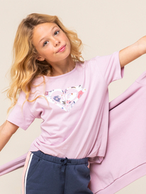 0 Day And Night - T-Shirt for Girls Pink ERGZT03808 Roxy