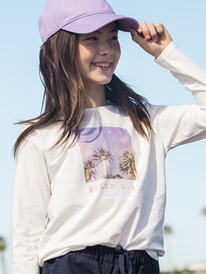 0 Gravity - T-shirt met Lange Mouw voor Meisjes White ERGZT03820 Roxy
