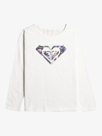 0 The One - Bio-Longsleeve für Mädchen Weiss ERGZT03905 Roxy