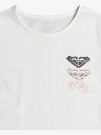 2 Day And Night - T-shirt de mangas curtas para Raparigas 4 - 16 Branco ERGZT04063 Roxy