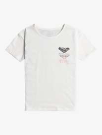 0 Day And Night - Short Sleeves T-shirt for Girls 4 - 16 White ERGZT04063 Roxy