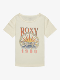 5 Day And Night Vintage - Maglietta a maniche corte da Ragazza 4-16 White ERGZT04073 Roxy