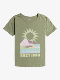 0 Day And Night Vintage - Camiseta de manga corta para Chicas (4 - 16 años) Verde ERGZT04074 Roxy