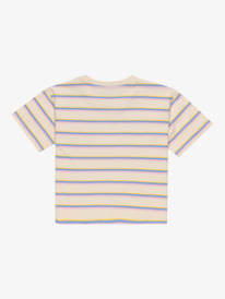 5 Never Saw Blue Like That Strip - Camiseta de manga corta para Chicas (4 - 16 años) Beige ERGZT04109 Roxy