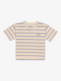 4 Never Saw Blue Like That Strip - T-shirt à manches courtes pour Filles 4-16 ans Beige ERGZT04109 Roxy