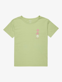 0 Day And Night - Short Sleeves T-Shirt for Girls 4 - 16 Green ERGZT04116 Roxy