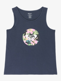 0 Rg Life Floral - Tank for Girls 4 - 16 Blue ERGZT04125 Roxy